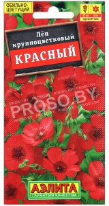 Лен крупноцветковый Красный