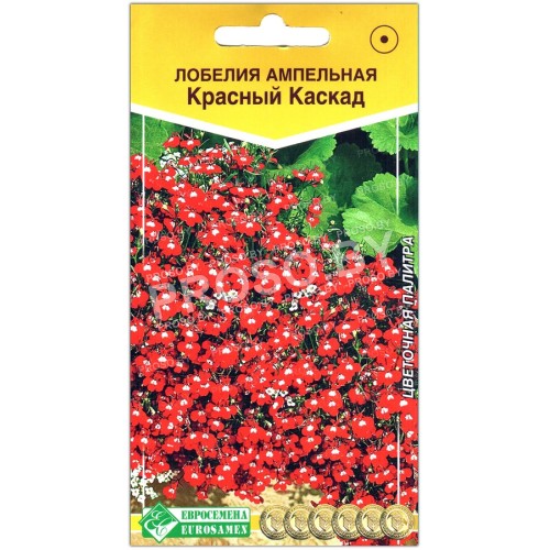 Лобелия ампельная Красный каскад