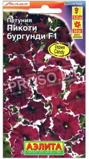 Петуния многоцветковая Пикоти бургунди F1