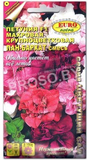 Петуния махровая Пан-бархат F1, смесь