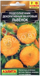Подсолнечник декоративный Махровый львенок