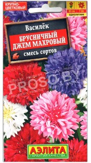 Василек Брусничный джем махровый, смесь