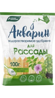 Акварин для Рассады (водорастворимое удобрение), 100 гр.