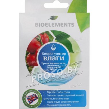 Bioelements "Регулятор влаги" (увеличивает мясистость плода), 80 гр.