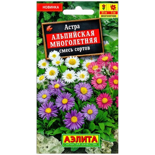 Астра Альпийская смесь, многолетняя