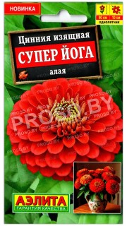 Цинния изящная Супер Йога алая
