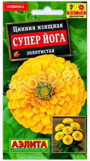 Цинния изящная Супер Йога золотистая