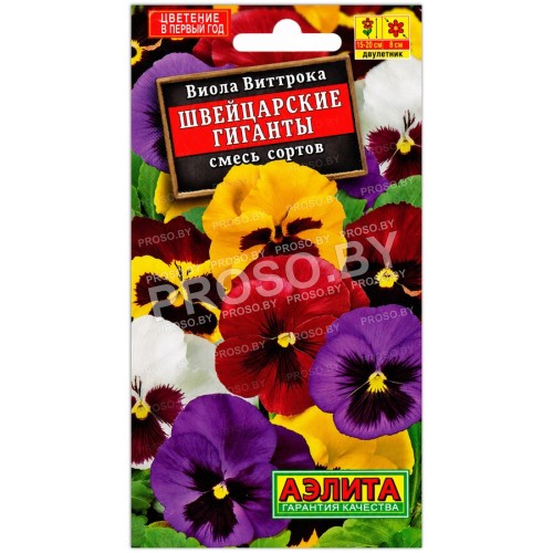 Виола виттрока Швейцарские гиганты, смесь