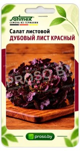 Салат листовой Дубовый лист красный
